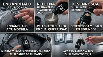 ShakeMix® Llavero para Proteína en Polvo